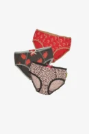 Casual Printed Girl's Panties ( pack of 3 )